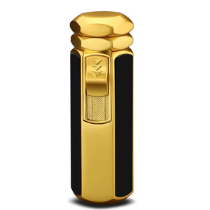 Qianxun 2025 venta al por mayor LOGOTIPO PERSONALIZADO portátil a prueba de viento de alta potencia cuatro encendedores de llama de chorro encendedores de cigarros de Metal - Product Image 2