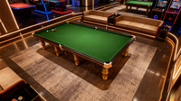 Table de billard personnalisable de 12 pieds en bois/métal/verre avec poches en cuir et semelle en caoutchouc – Qualité tournoi, écologique, professionnelle, pour usage domestique