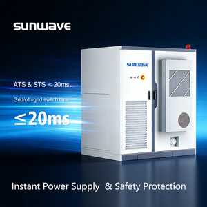 Système de stockage de batteries haute tension Sunwave monté sur rack, 50 kWh, 100 kWh, pour bâtiments commerciaux - Product Image 3