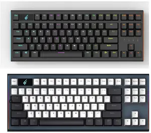 Üretici doğrudan satış 82 tuşları OEM marka TKL kablosuz mekanik oyun klavyesi