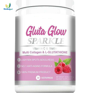 Poudre Multi-Collagène L-Glutathion Gluta Glow Sparkle pour l'éclaircissement et l'anti-âge de la peau, supplément pour un éclat radieux - Product Image 1