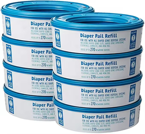 Venta al por mayor de fábrica: Productos prácticos para bebés, recambios de pañaleros de gran venta, compatibles con todos los pañaleros Diaper Genie, bolsas de recambio. - Product Image 3