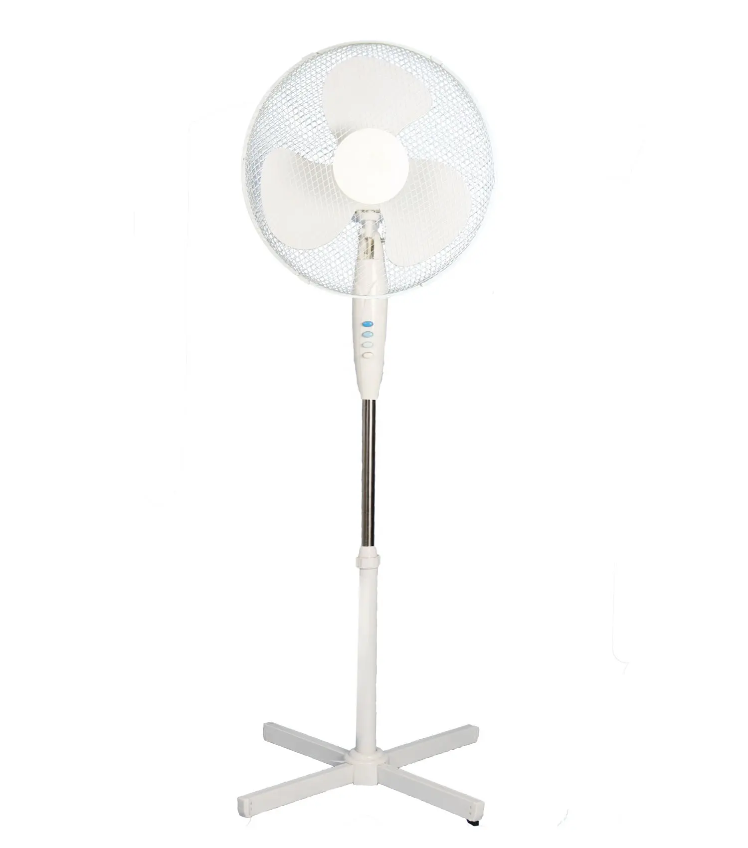 Eenvoudige Europese Stijl 16 Inch Standaard Ventilator 3 Snelheden Oscillerende Vloer Fan Wit Staande Ventilator Voor Duitsland Italië