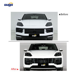 GUGO pour <span class=keywords><strong>Porsche</strong></span> <span class=keywords><strong>Cayenne</strong></span> 9Y0.2 Kit carrosserie pare-chocs avant et arrière, mise à niveau au style Turbo GT - Product Image 2