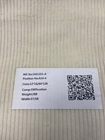 Tela de pana de algodón peinado 100% al por mayor, de alto gramaje, transpirable, 288 g/m², para prendas de vestir y textiles del hogar, camisas para niños.