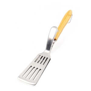 Espátula y Pinzas de Cocina 2 en 1 Multiusos de Acero Inoxidable para BBQ, Espátula para Pescado, Pinza para Voltear Filetes - Product Image 1