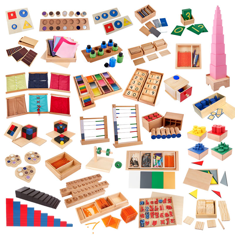Teaching Learn Baby Montessori Premium Wooden Manual Furniture Kindergarten Materials Other Educational Sensory Toy Kids Games 