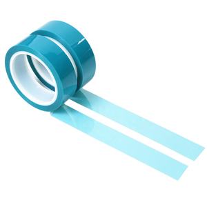 2- Release lapisan tahan panas Polyester PET Film bahan dasar tidak ada sisa kulkas biru PET memegang pita perekat - Product Image 3