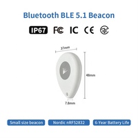 Feasycom FSC-BP108B Mini balise Bluetooth 5.1 étanche IP67 à faible consommation d'énergie, balise intelligente BLE avec batterie remplaçable