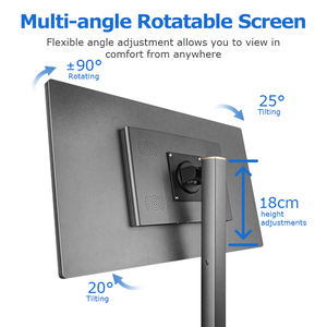 <span class=keywords><strong>จอ</strong></span> LCD ไร้สาย27นิ้วอเนกประสงค์, หน้า<span class=keywords><strong>จอ</strong></span>สัมผัสโหมดถ่ายภาพบุคคลแบตเตอรี่ในตัวเคลื่อนย้ายได้แอนดรอยด์สมาร์ททีวีพร้อมขาตั้ง - Product Image 3