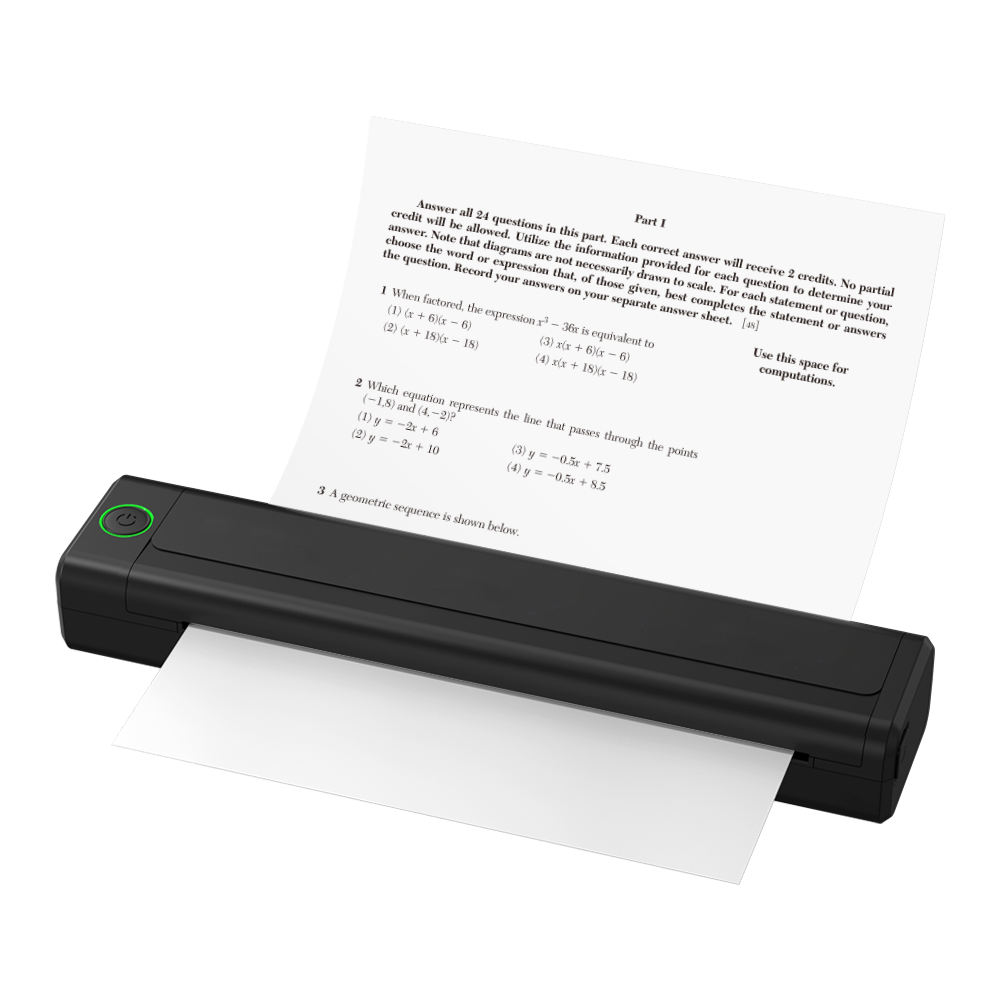 NEWYESポータブルA4サーマルミニプリンタ技術インクレスプリンタ