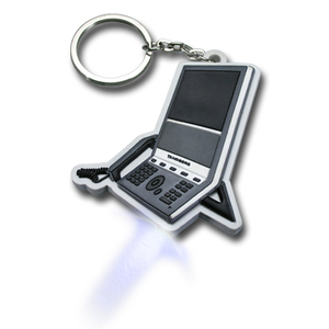 Llaveros LED de PVC Suave, Diseño de Dibujos Animados, Llaveros de Goma Luminosos e Impermeables - Product Image 6