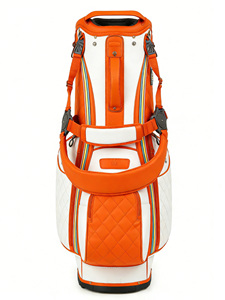 पूरी तरह से अनुकूलन योग्य लोगो यूनिसेक्स गोल्फ स्टैंड बैग वाटरप्रूफ माइक्रोफाइबर चमड़े के गोल्फ बैग - Product Image 3