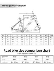 Vélo de Gravel X WheelTop GEX-13 vitesses avec dérailleur électronique sans fil, freins à disque hydrauliques, roues en carbone, guidon Gravel X 13 vitesses Hig - Product Image 4