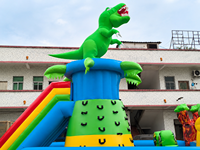 Château gonflable commercial pour parc d'attractions, événement de carnaval, fournisseur de châteaux gonflables