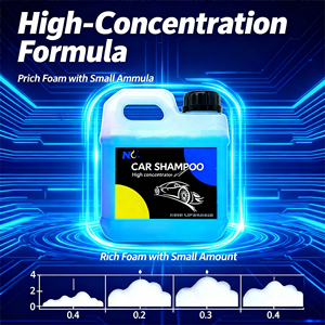 Champú para Autos Multifuncional Ecológico de 1L OEM/OEDM, Color Rosa/Azul, Espuma Química Líquida, Cañón de Espuma de Nieve, Sin Enjuague - Product Image 5