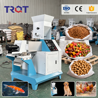Machine extrudeuse automatique de granulés flottants pour aliments de poisson à vis simple, type sec, pour la production d'aliments pour poissons en aquaculture