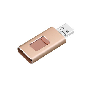 แฟลชไดรฟ์ Usb OTG,เพนไดรฟ์สำหรับ <span class=keywords><strong>Iphone</strong></span> 16Gb 32Gb <span class=keywords><strong>64Gb</strong></span> สำหรับ Samsung โลหะสถานะ Oem โลโก้ชิปสไตล์ Otg - Product Image 2