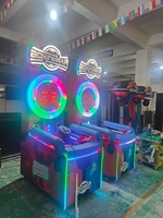 Machine de boxe à monnayeur en promotion, jeu d'arcade de test de force avec écran LED arc-en-ciel pour divertissement intérieur