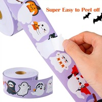Étiquettes cadeaux personnalisées pour bonbons d'Halloween en gros – Autocollants PVC écologiques à forte adhérence pour emballages de fête