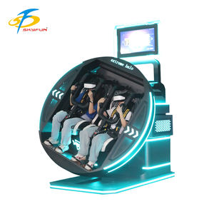 Équipement extérieur de jeu vidéo des avions VR en métal VR de centre commercial de cinéma virtuel de <span class=keywords><strong>VR360</strong></span> 9D pour l'usage à la maison et éducatif - Product Image 5