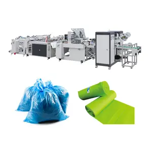 High Speed Coreless Polythene Biodegradable corn starch garbage Bag Making Machine plastic roll bag production line