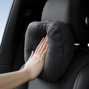 Oreiller de voiture Maybach de luxe avec soutien ergonomique du cou et appui-tête, caractéristiques de ventilation imperméables pour des trajets longs et confortables - Product Image 1
