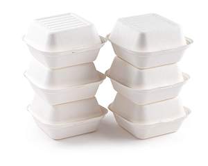 Boîte à sucre jetable de 800ml, écologique, 10 pièces 26oz, contenant alimentaire pour canne à sucre - Product Image 3