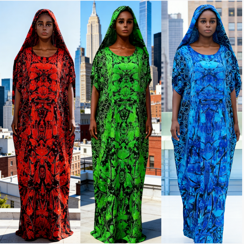 chinese dress ladies Womens African Ankara Print Maxi Dress Traditional Casual Outfits Fashion  Lotus Sleeve V Neck African Dresses Women (FQIL001,S,Small) at Amazon  Women's Clothing store