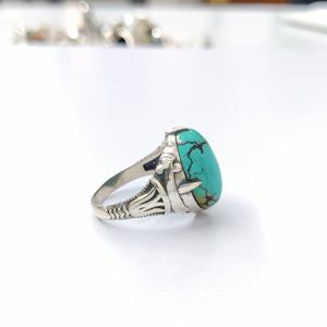 <b>Turquoise</b> <b>Ring</b> 925 Sterling Silver Gemstone <b>Ring</b> <b>Turquoise</b> Handmade Collection Fine <b>Rings</b> Silver Jewelry Bulk price - Product Image 4