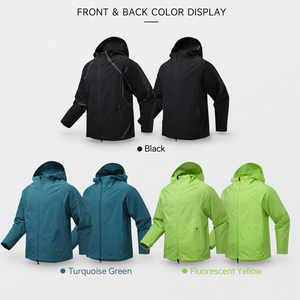 Chaqueta Táctica con Cierre de Cremallera para Primavera, Resistente al Viento, Personalizada, Ligera, Cálida, Impermeable, con Capucha, para <span class=keywords><strong>Hombre</strong></span>, de <span class=keywords><strong>Outlet</strong></span> de Fábrica - Product Image 2