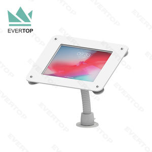 LST04-B อะคริลิคเคาน์เตอร์ Flex โต๊ะ Top แท็บเล็ต Kiosk Stand W ล็อค Secure ล็อคป้องกันการโจรกรรมสำหรับ <span class=keywords><strong>iPad</strong></span> แท็บเล็ต - Product Image 4