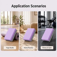 Bloc de yoga en mousse EVA haute densité, résistant à la pression, pour exercices de fitness, Pilates, gym, soutien pour étirements, 280g, camouflage personnalisé