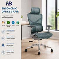 Chaise de bureau ergonomique en maille, couleur personnalisable, vente directe usine, pour commande en gros de mobilier de bureau