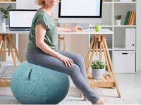 Housse de chaise de yoga en feutre avec impression de logo personnalisé Leadershow pour l'entraînement à l'équilibre