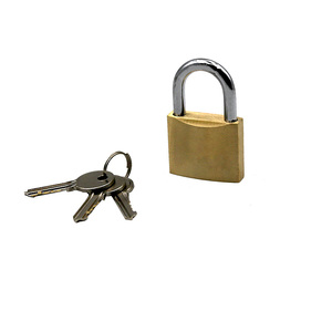 फैक्टरी थोक हॉट बिक्री उच्च सुरक्षा सस्ते छोटे पीतल पैड लॉक वर्ग निकाय तीन पीतल की चाबियों के साथ - Product Image 2