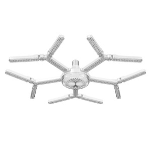 Indoor Versatile <b>Snowflake</b> GB E27 Free Folding Leaf Bedroom Styling LED RGB Anti-Glare <b>Light</b> - Product Image 6