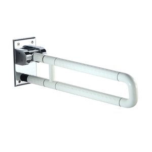 Barra de apoyo plegable para inodoro LAW Fs012 Fs015 de nylon antideslizante para baño, uso para personas mayores - Product Image 5