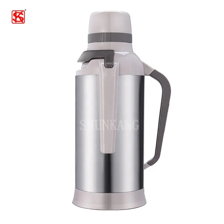 Large capacity Glass liner thermos insulated water pot vacuum flask