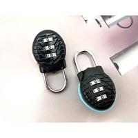 Cadenas combiné compact et personnalisé pour casiers de gym, valises, casques ; Cadenas antivol en fil d'acier en U
