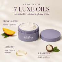 Crème corporelle fouettée OEM/ODM au beurre de mangue et 7 huiles de luxe, hydratant profond au beurre de karité, sûr et doux