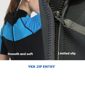 Combinaison courte en néoprène personnalisée pour femmes 3mm fermeture à glissière au dos <span class=keywords><strong>maillot</strong></span> de <span class=keywords><strong>bain</strong></span> thermique pour la natation surf plongée en apnée combinaison de plongée - Product Image 6