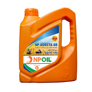 Aceite Hidráulico Agrícola NPOIL AGRITA 68 HL, Lata de 6L y 10L, Aceite Industrial/Aceite Hidráulico, Aceite Base y Aditivos Premium - Product Image 1