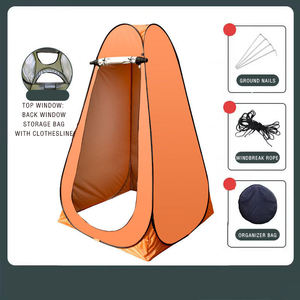Tente <span class=keywords><strong>de</strong></span> <span class=keywords><strong>camping</strong></span> en plein air en polyester imperméable <span class=keywords><strong>de</strong></span> conception pop-up portable moderne <span class=keywords><strong>avec</strong></span> fonction <span class=keywords><strong>de</strong></span> changement <span class=keywords><strong>de</strong></span> vêtements pour les toilettes ou la <span class=keywords><strong>douche</strong></span> - Product Image 2