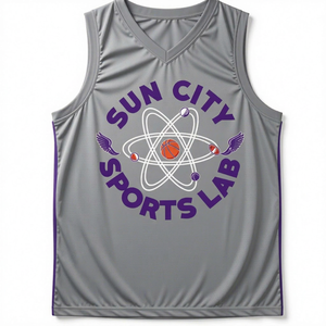 Maillots et shorts de basket personnalisés Sibrin |   Logos d'équipe, noms, numéros |   Kit respirant en polyester sublimé réversible à séchage rapide - Product Image 1