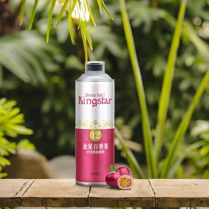 Cerveza Blanca Artesanal China KINGSTAR Passionfruit, Bebida de Frutas con Bajo Contenido Alcohólico, Botella de 1L, Directo de Fábrica - Product Image 1