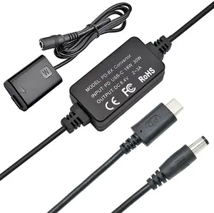 AC-PW20 Dc Coupler USB-C Ac Power Adapter Set Voor Sony Alpha A6500 A6400 A6300 A7 A7II A7RII A7SII A7S A7S2 a7R A7R2 RX10 Camera