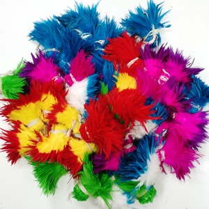 Flecos de Plumas de Gallo de Dos Tonos de 5-6 Pulgadas para Disfraces de Carnaval, Festivales, Danza Samba y Decoraciones Festivas - Product Image 3