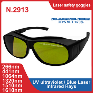 NICESEEM 200-460nm 900-2000nm Blue Industry Laser Protective Work <strong>Safety</strong> <strong>Glasses</strong> with OD5+ Optical Density - Product Image 2