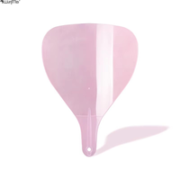 Masque de protection facial professionnel Wanmei en plastique transparent pour la coiffure et la coupe de franges
